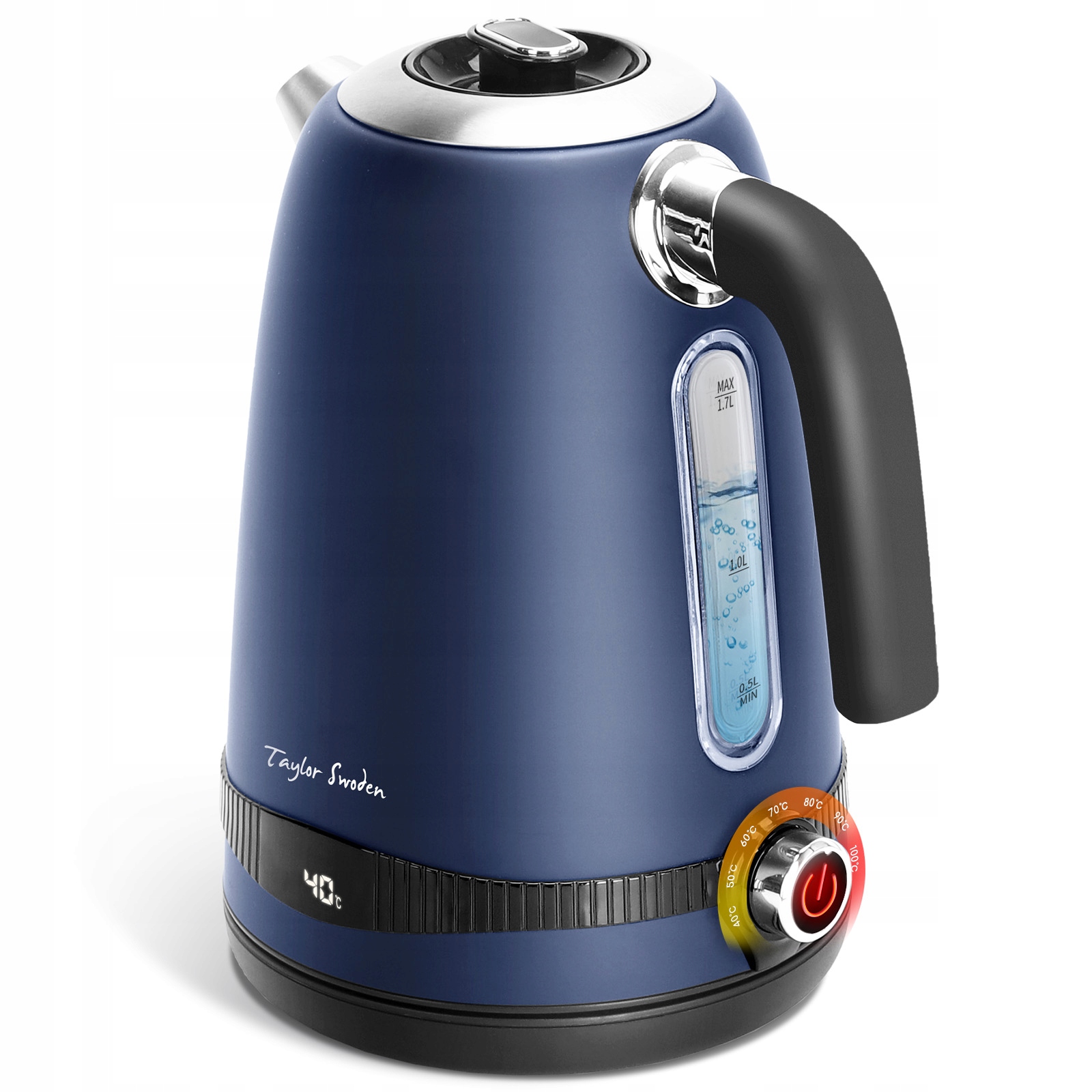 Rýchlovarná kanvica Aigostar Taylor Swoden 2200 W 1,7 l modrá